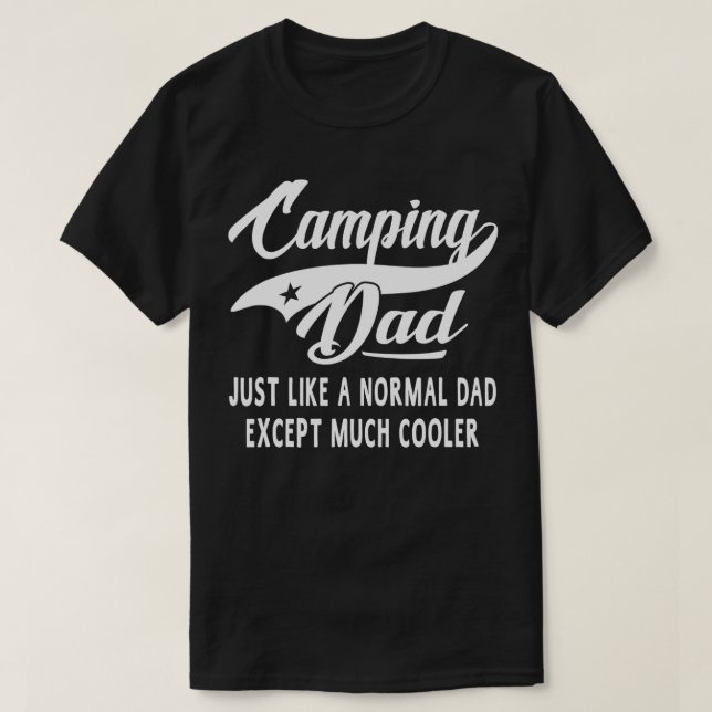 Men's Camping Dad Fathers Day Gift Father Men Camp T-Shirt (Design Front)