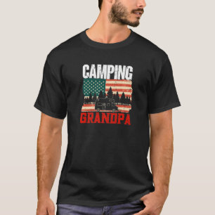 Mens Camping Grandpa Camper Caravan Camping 7 T-Shirt