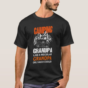 Mens Camping Grandpa - Camper Caravan Funny Campin T-Shirt