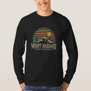 Mens Camping Mt Harvard Colorado Hiking Mountain M T-Shirt