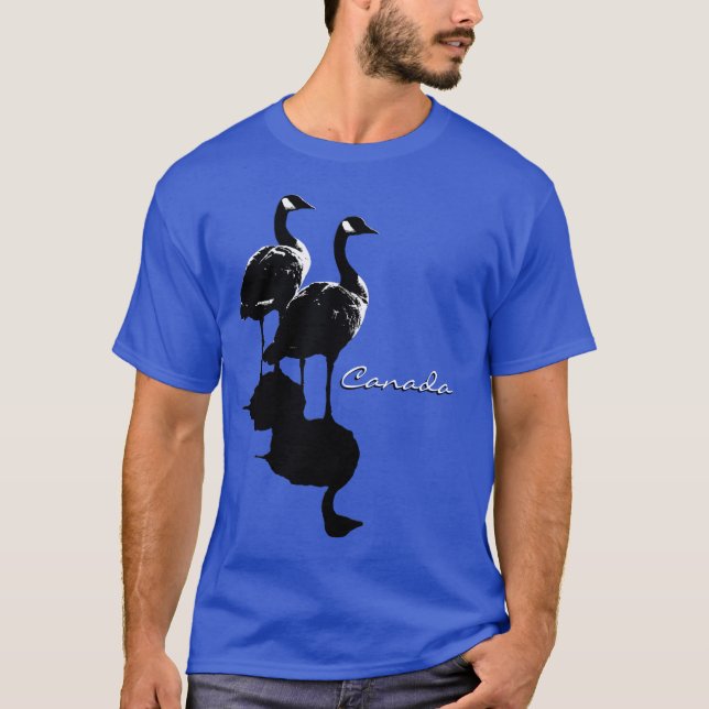 Men's Canada T-shirt Canada Goose Souvenir Shirts (Front)