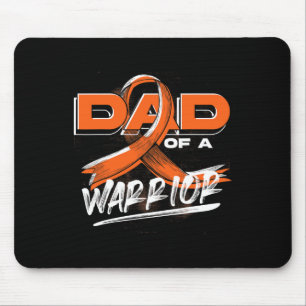 Mens Cancer Warrior Orange Ribbon Dad Leukaemia Aw Mouse Mat