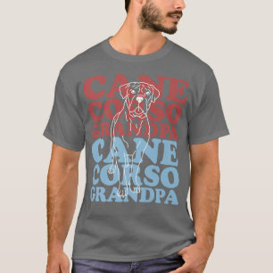Mens Cane Corso Grandpa Dog Owner Cane Corso Prem T-Shirt