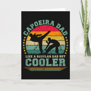 Mens Capoeira Martial Art Lover Vintage Capoeira D Card