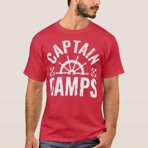 Mens Captain Gamps Boat Owner Lake Boating Father' T-Shirt
