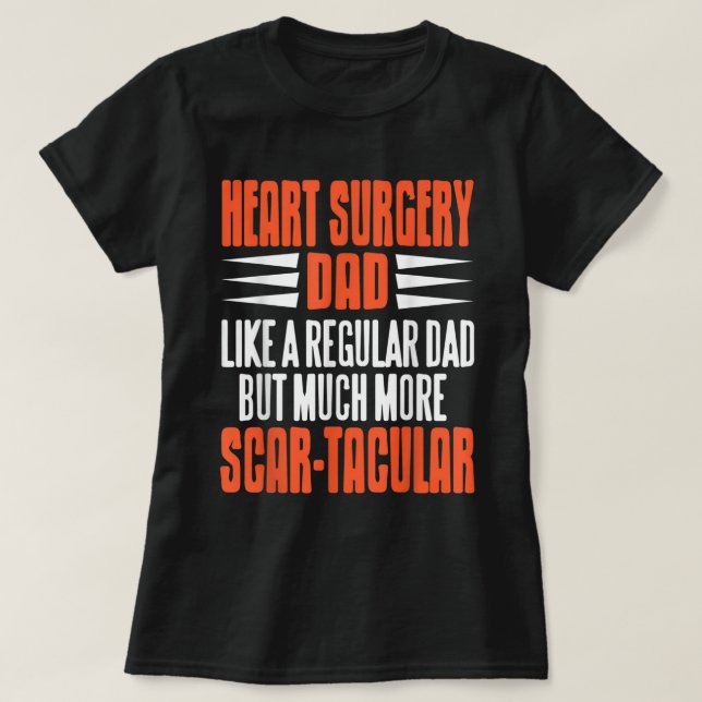 Mens Cardiac Surgery Quote For Bypass Heart Surviv T-Shirt (Design Front)