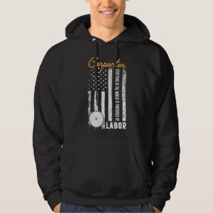 Mens Carpenter Happy Labour Day Usa Vintage Flag F Hoodie
