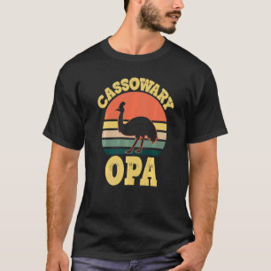 Mens Cassowary Opa Cute Cassowary Party Cassowary T-Shirt