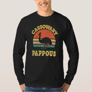 Mens Cassowary Pappous Cute Cassowary Party Greek  T-Shirt