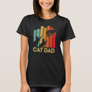 Mens Cat Dad Fist Bump for Fur Daddies T-Shirt