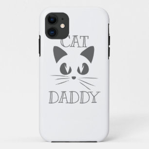 Mens Cat Daddy Gift for Cat Lovers Gift iPhone 11 Case