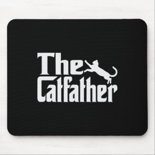 Mens Cat Father Kitty Dad Fathers Day Meow Feline  Mouse Mat