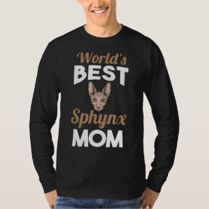 Mens Cat Father Sphynx Dad T-Shirt