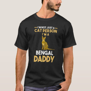 Mens Cat Owner Bengal Daddy T-Shirt