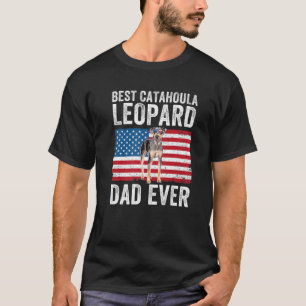 Mens Catahoula Dad Catahoula Leopard Dog Dad USA A T-Shirt
