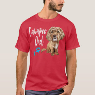 Mens Cavapoo Dad Cavapoo Lovers Cute Funny Design T-Shirt