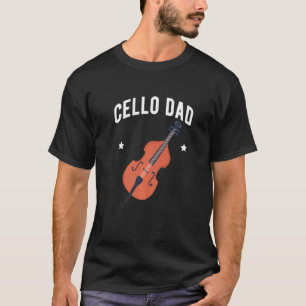 Mens Cello Dad Cellist Father Dad Father's Day T-Shirt