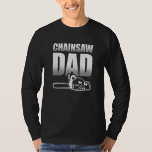 Mens Chainsaw Dad Arborist Lumberjack Tree Surgeon T-Shirt