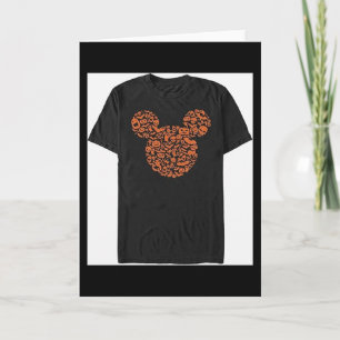 Mens Characters Mouse Ears Halloween Icons  Card