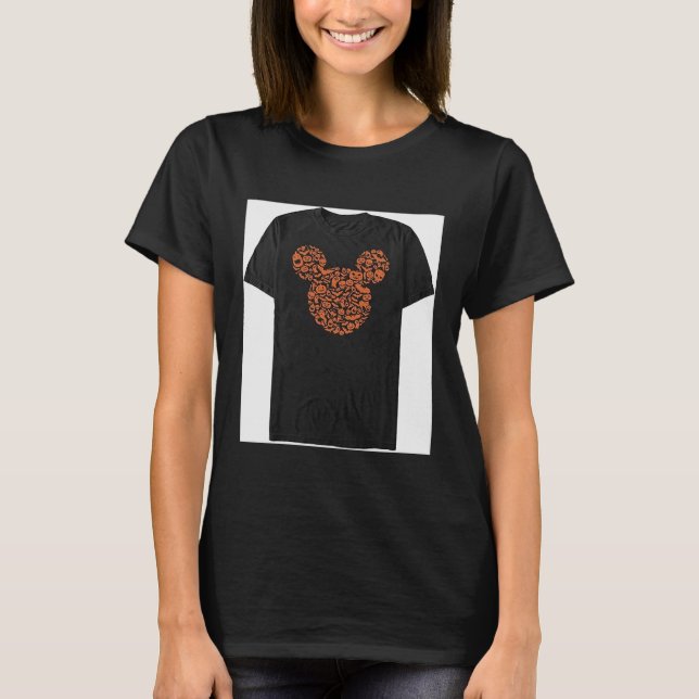 Mens Characters Mouse Ears Halloween Icons  T-Shirt (Front)