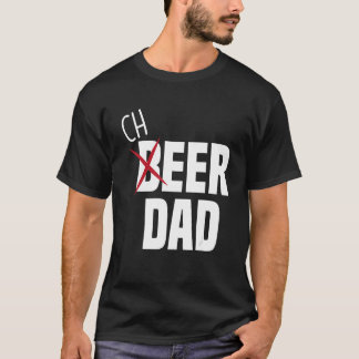 Mens Cheer Dad Cheerleading Dad Beer   Cheerleader T-Shirt