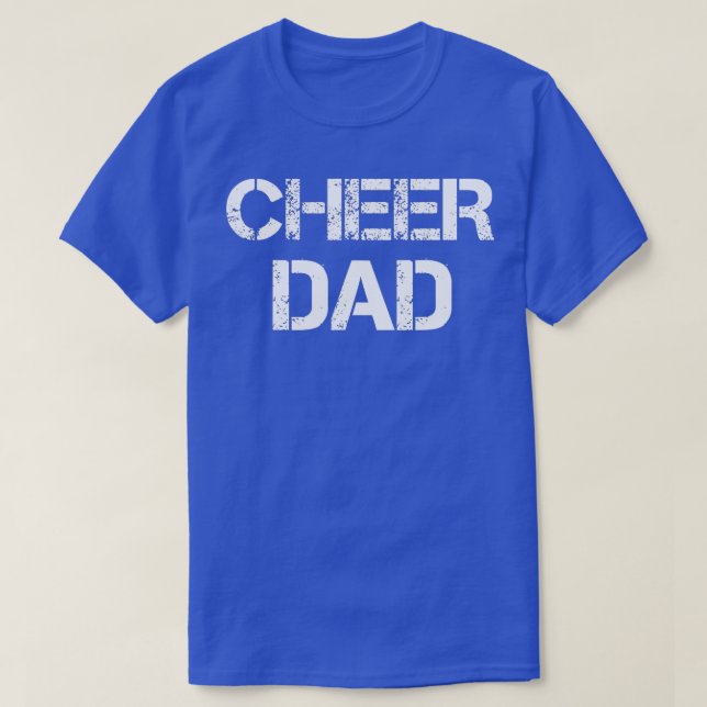 Mens Cheer Dad Father Cheerleading  T-Shirt (Design Front)