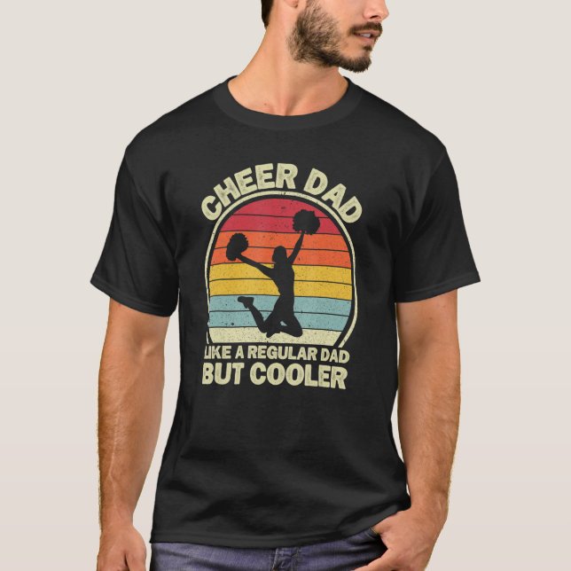 Mens Cheer Dad For Men   Cheerleading Cheerleader  T-Shirt (Front)