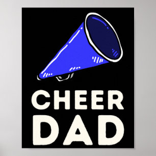 Mens Cheerleading Dad Cheerleader Father - Cheerda Poster
