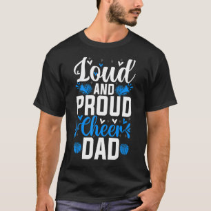 Mens Cheerleading Dad Proud Cheer Dad Cheerleader  T-Shirt
