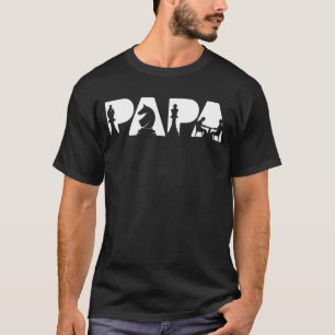Mens Chess Dad Funny Papa Chess Father T-Shirt