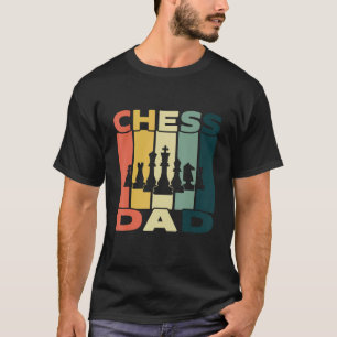 Mens Chess Dad I Chess Coach Tournament Chess T-Shirt