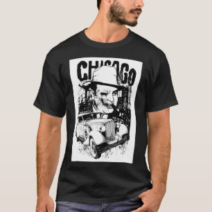 Mens Chicago Black T-Shirts.  T-Shirt