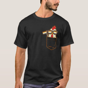 Mens Chicken Animal Pocket Farm Lgbtq Gay Bear Fla T-Shirt