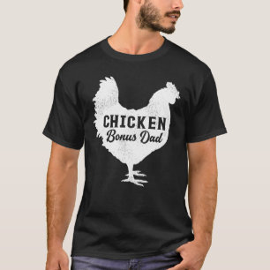 Mens Chicken Bird Best Chicken Bonus Dad Father' T-Shirt