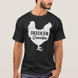 Mens Chicken Bird Best Chicken Grandpa Father's T-Shirt
