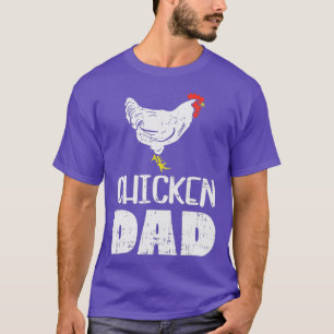 Mens Chicken Dad Farm Animal Farming Life Farmer T-Shirt