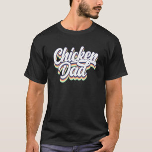 Mens Chicken Daddy Farm Farmer - Chicken Dad T-Shirt