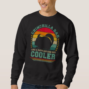 Mens Chinchilla Dad Like A Regular Dad But Cooler Sweatshirt