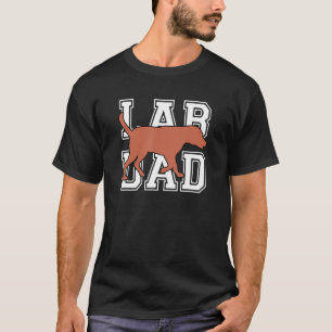 Mens Chocolate Lab Dad Labrador Retriever 1 T-Shirt