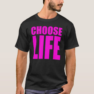 Men's Choose Life Pro Life T Shirt