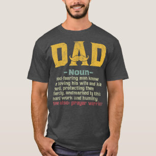 Mens Christian Dad Definition Father's Day DAD Gif T-Shirt