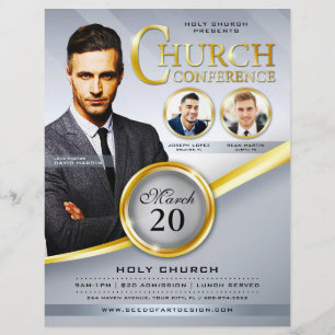 Men's Church Conference Inspirational Flyer