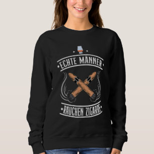 Mens Cigar Tobacco Cigar Smoking Whisky Smoke Ciga Sweatshirt
