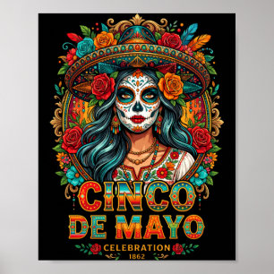 Mens Cinco De Mayo 1862 Fiesta Hispanic Day Of Poster