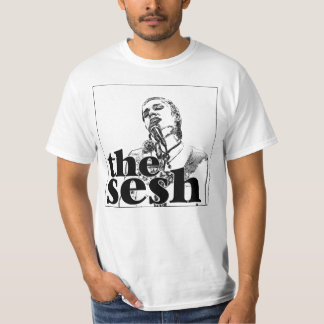 Men's "Claire Bryant in The Sesh" White Tee