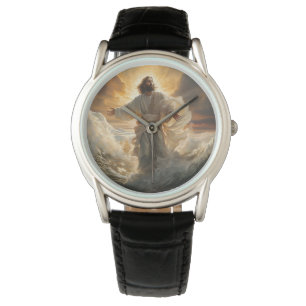Men's Classic Leather Watch-Jesus Watch