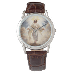 Men's Classic Leather Watch-Jesus Watch