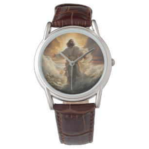 Men's Classic Leather Watch-Jesus Watch
