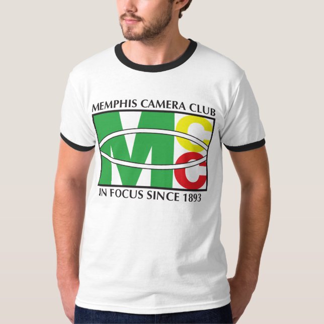 Men's Classic Logo Basic Ringer T-Shirt (Front)