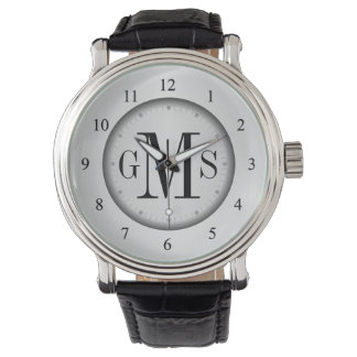 Men's Classy Personalised Monogram Watch